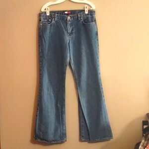 Tommy Hilfiger Juniors‎ size 13 flare medium wash jeans excellent condition